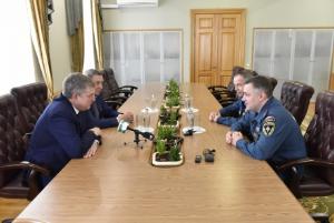 Брянскую область с рабочей поездкой посетил заместитель главы МЧС России 